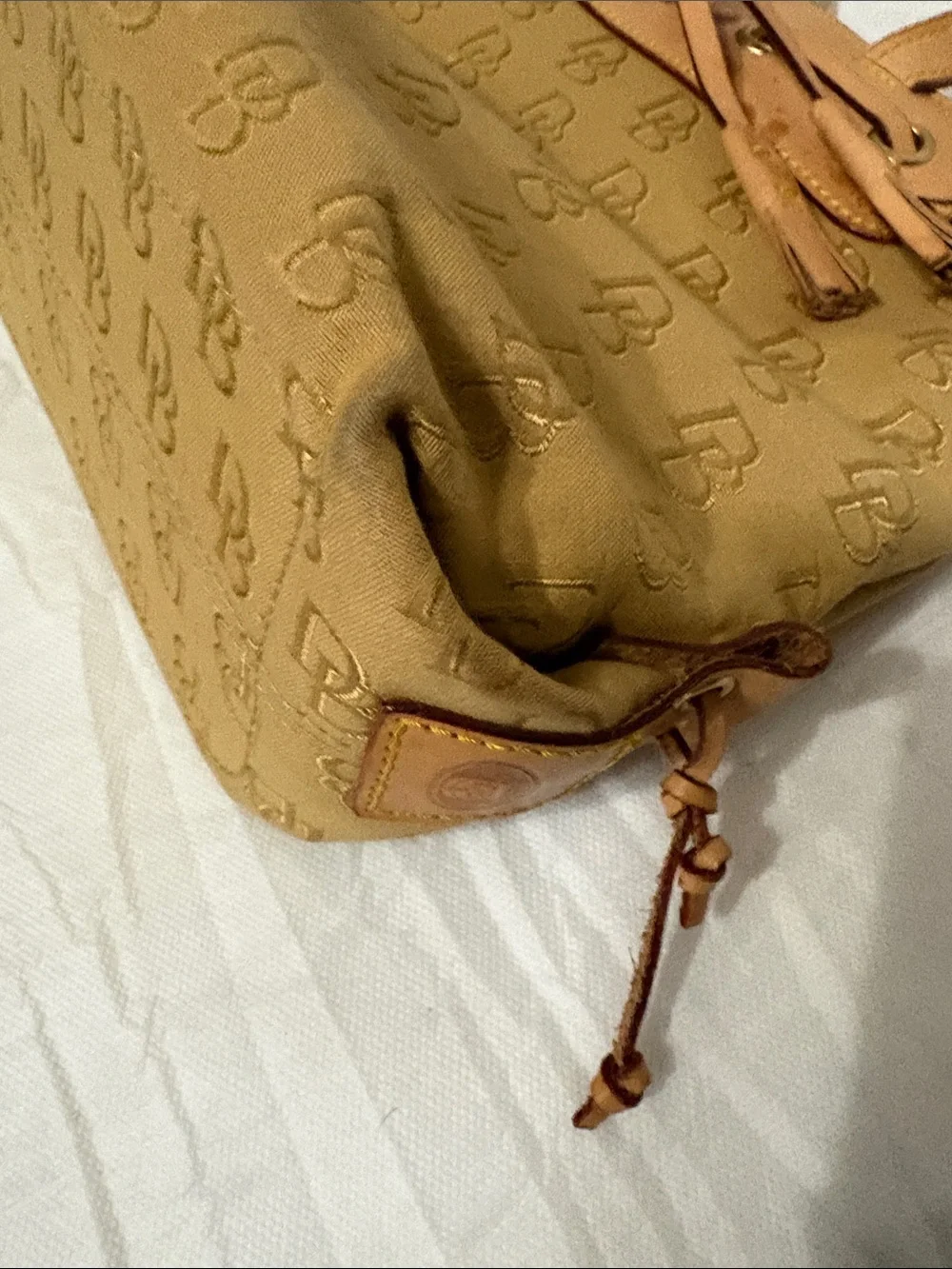 Dooney & Bourke Signature Tassel Tote Bag